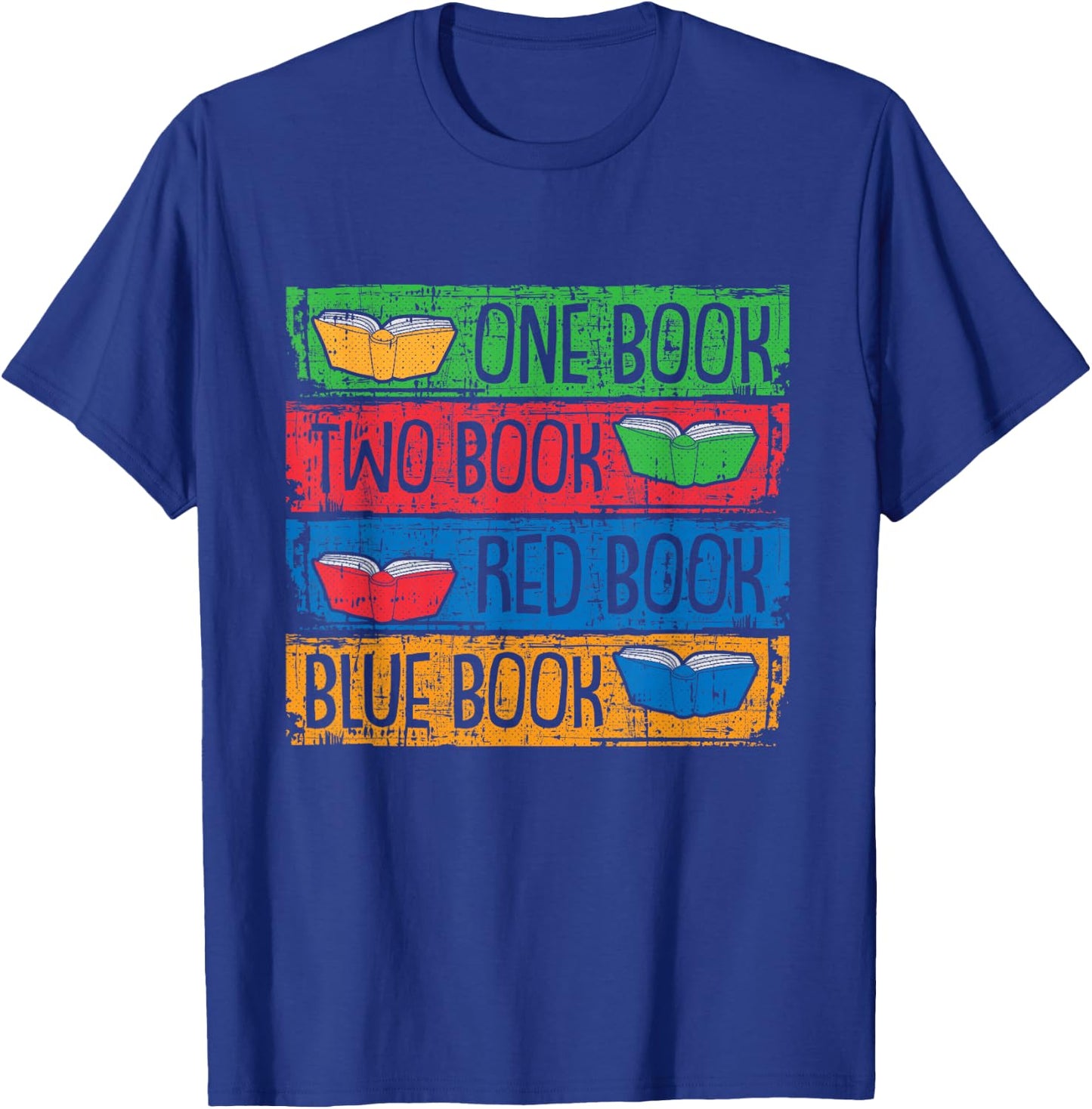 Book Lover Reading Book-Worm Bibliophiles Nerds Librarians T-Shirt - T-Shirt | Royal
