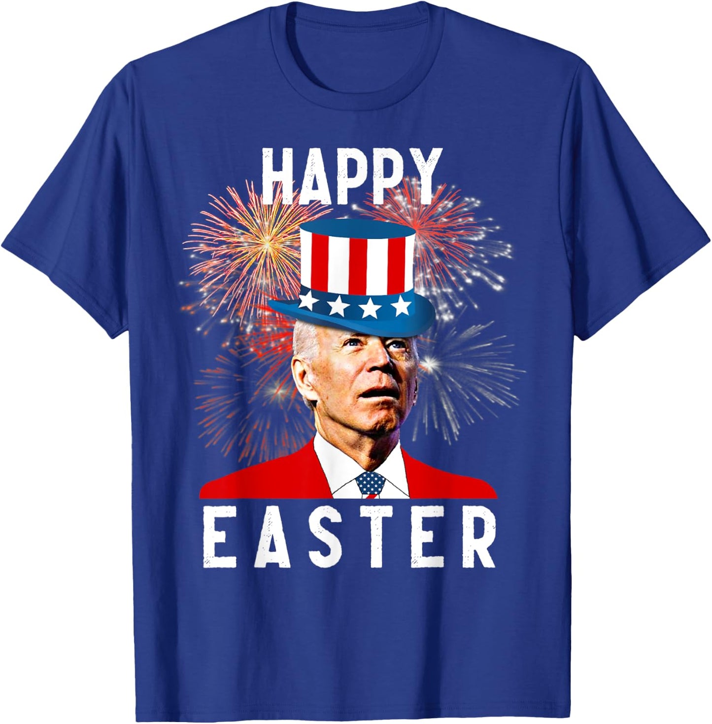 Joe Biden Happy Easter For Funny 4th Of July Men T-Shirt - T-Shirt | Royal