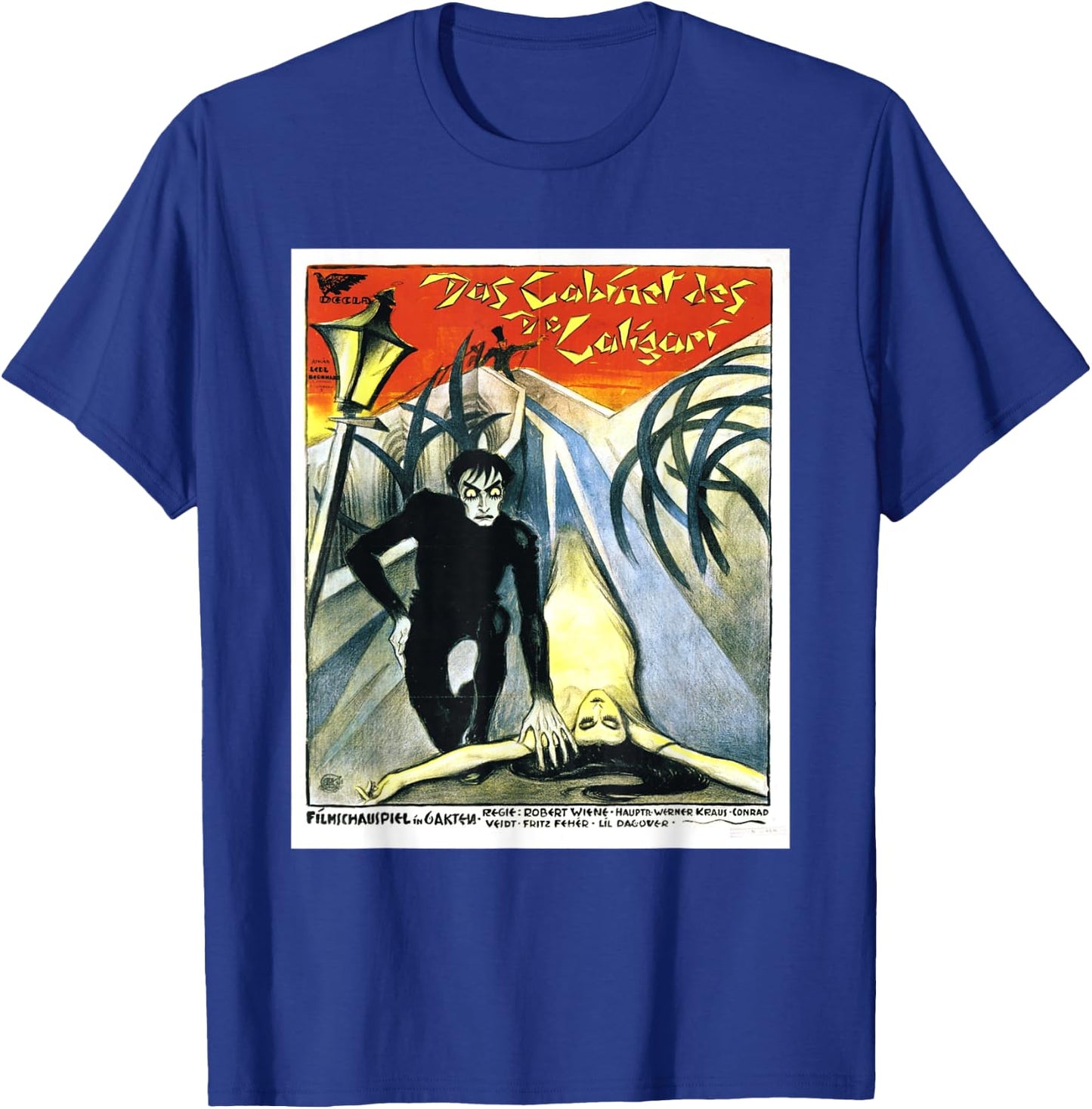 The Cabinet of Dr. Caligari poster T-Shirt - T-Shirt | Royal