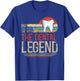 Dentist Dental Assistant Hygienist Retro Vintage Dad Father T-Shirt - T-Shirt | Royal