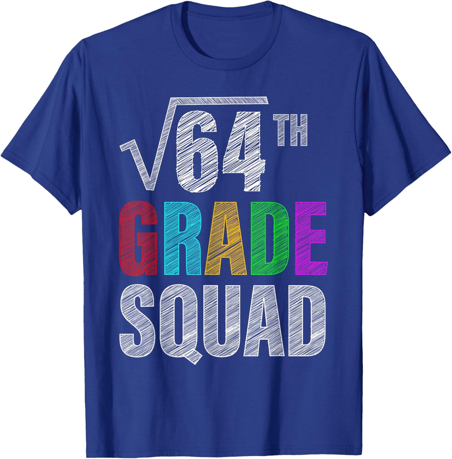 8th Grade Squad | Math Teachers Students Back To School Women Kids T-Shirt - T-Shirt | Royal