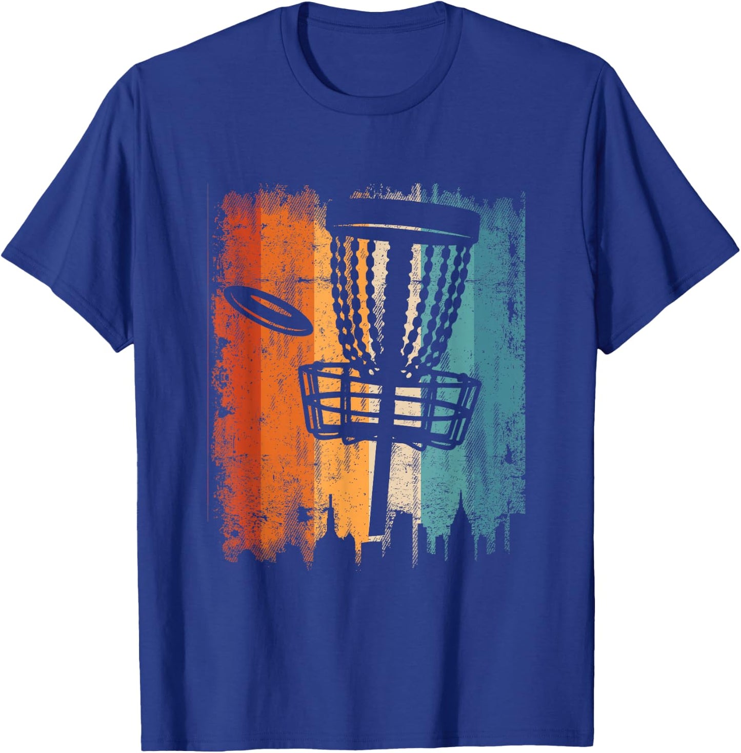 Disc Golf Clothing Retro Vintage Frisbee T-Shirt - T-Shirt | Royal