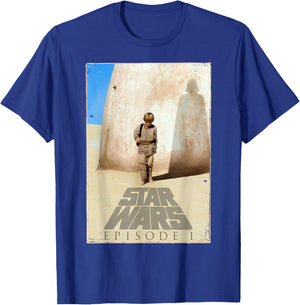 Star Wars The Phantom Menace Anakin Poster Graphic T-Shirt - T-Shirt | Royal