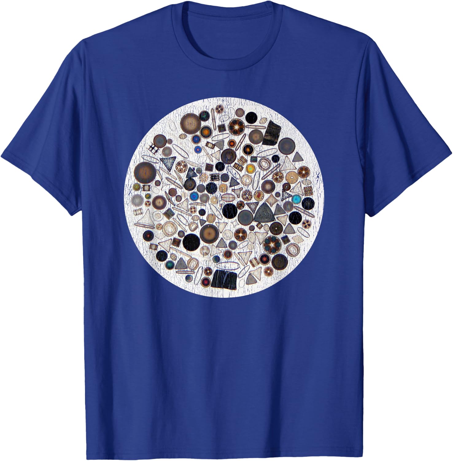 Diatoms Algae Microalgae Sea Flora Life Biomass Fun T-Shirt - T-Shirt | Royal
