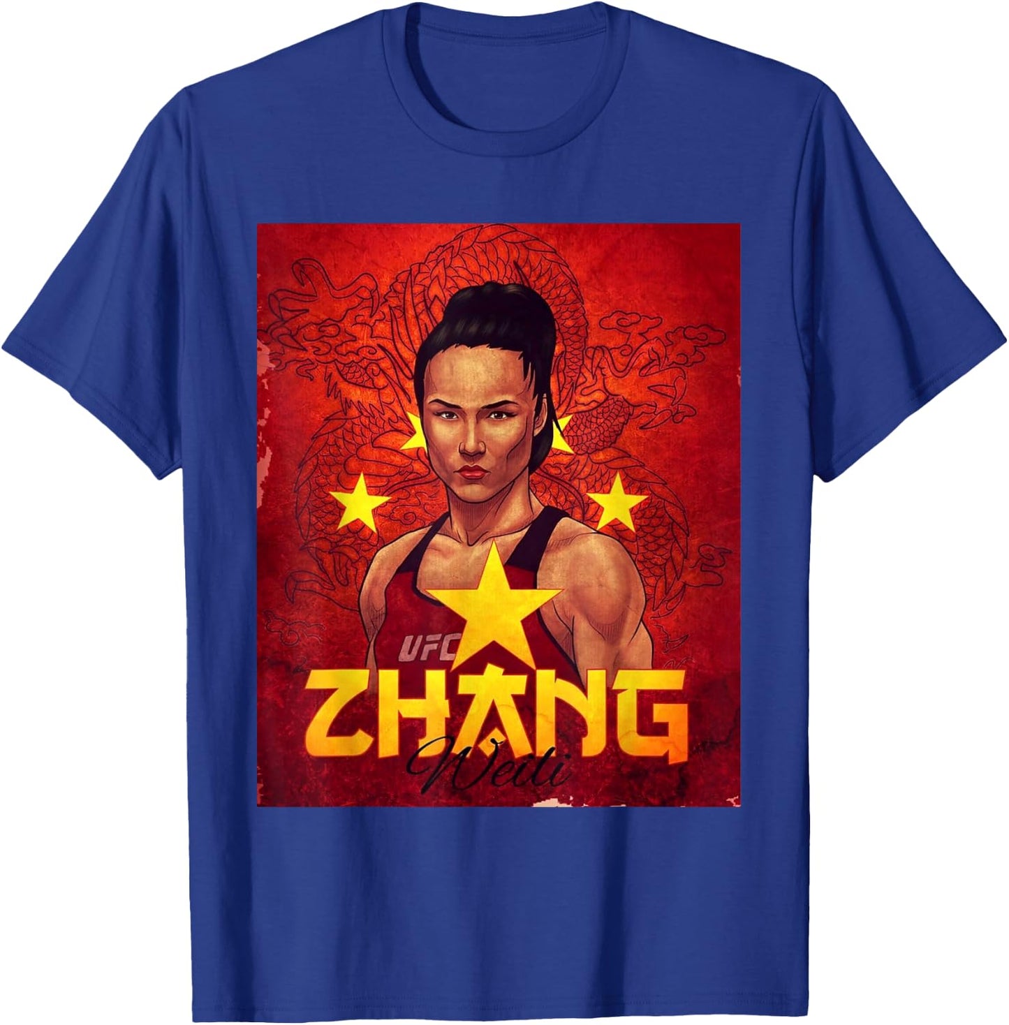 Weili-Zhang Chinese Female MMA Champion T-Shirt - T-Shirt | Royal