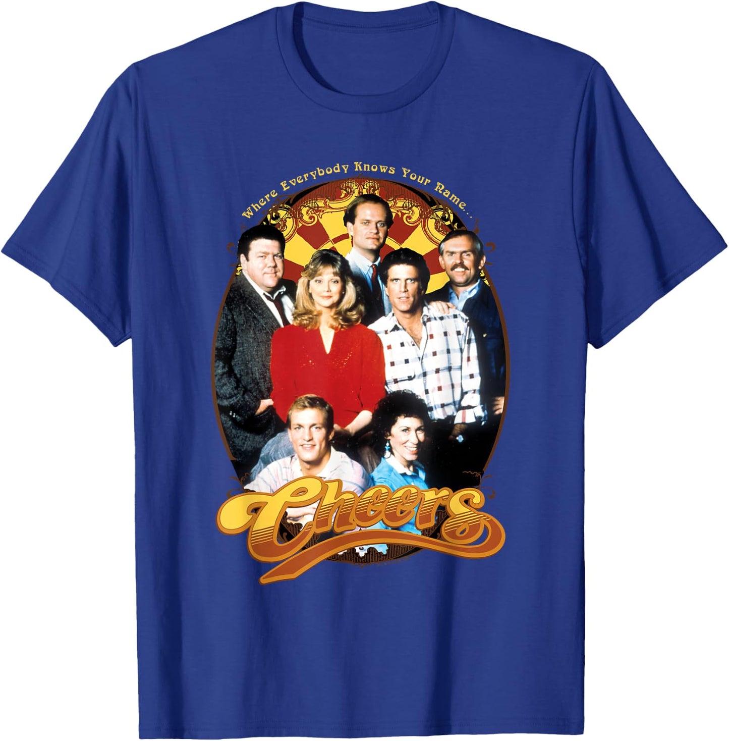 Cheers Group Shot T-Shirt - T-Shirt | Royal