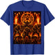 Bigfoot Heavy Metalband Beast - Sasquatch Rock Concert Comic T-Shirt - T-Shirt | Royal