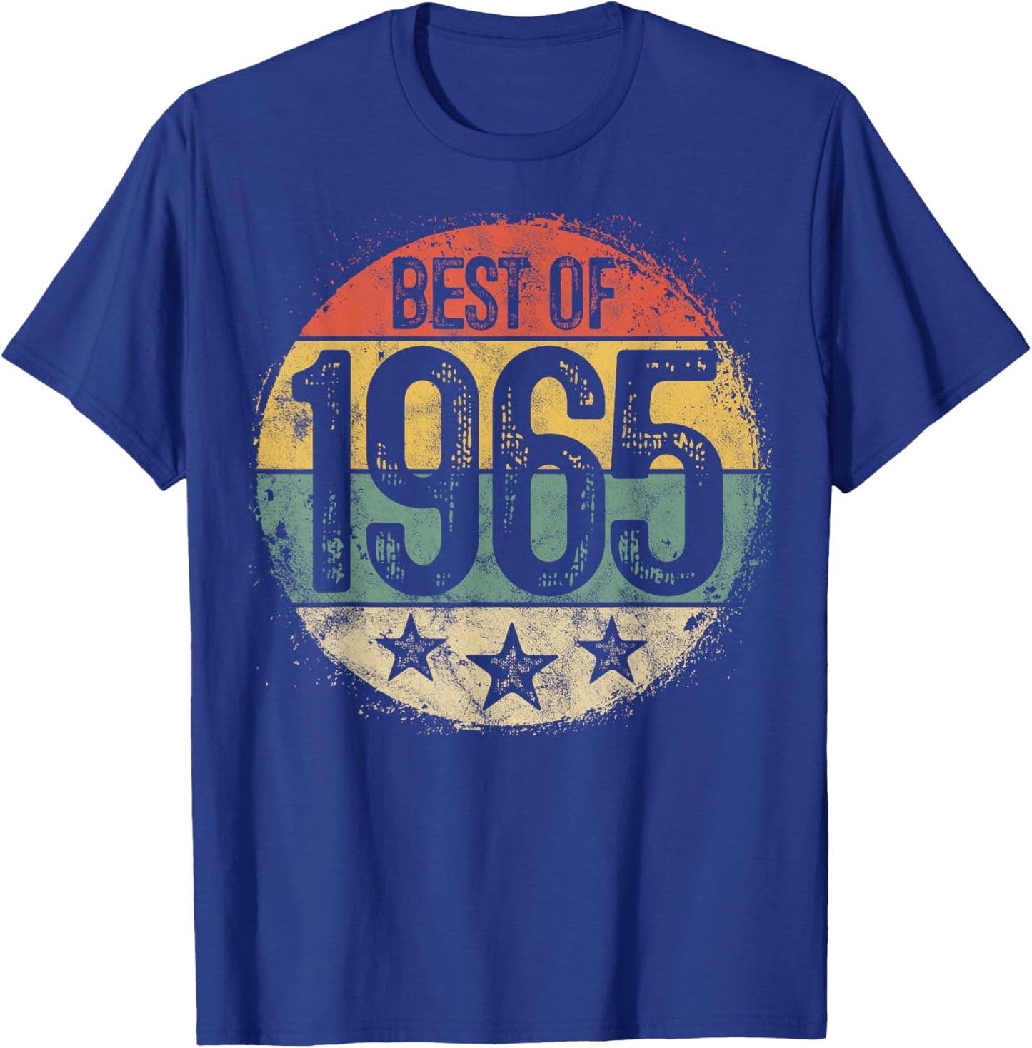 Best Of 1965 60th Birthday Gifts Women 60 Year Old T-Shirt - T-Shirt | Royal
