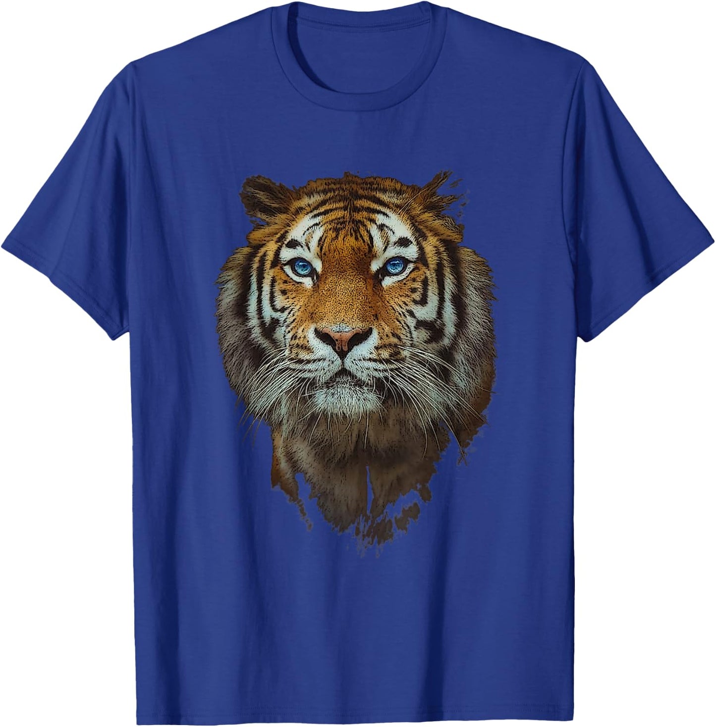 Bengal Tiger Endangered Wildlife Lover Big Cat Print Shirt T-Shirt - T-Shirt | Royal