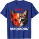 Ch Ch Ch Meow Meow Meow Scary Halloween Cat Funny T-Shirt - T-Shirt | Royal