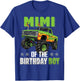 Mimi of Birthday Boy Monster Truck Car Family Matching Nana T-Shirt - T-Shirt | Royal