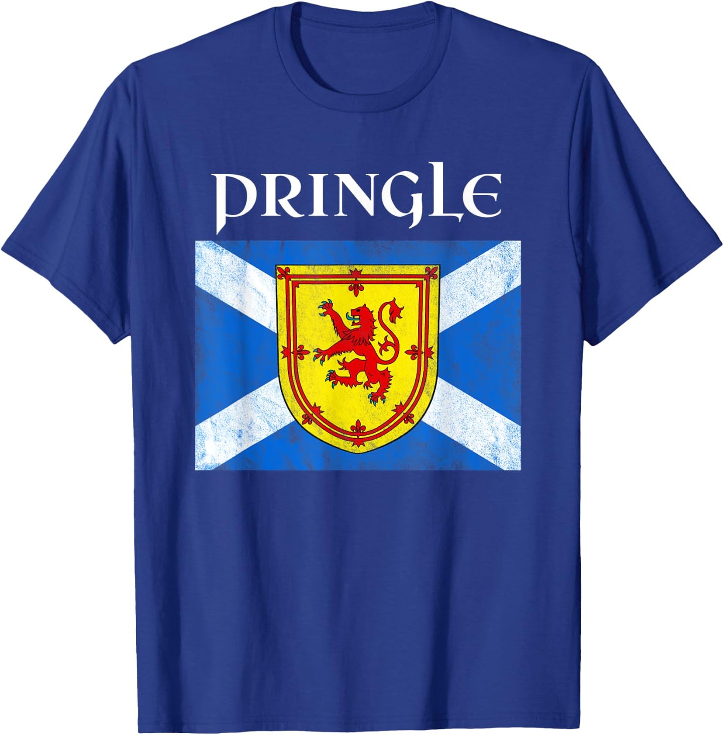 Pringle Clan Scottish Name Scotland Flag T-Shirt - T-Shirt | Royal