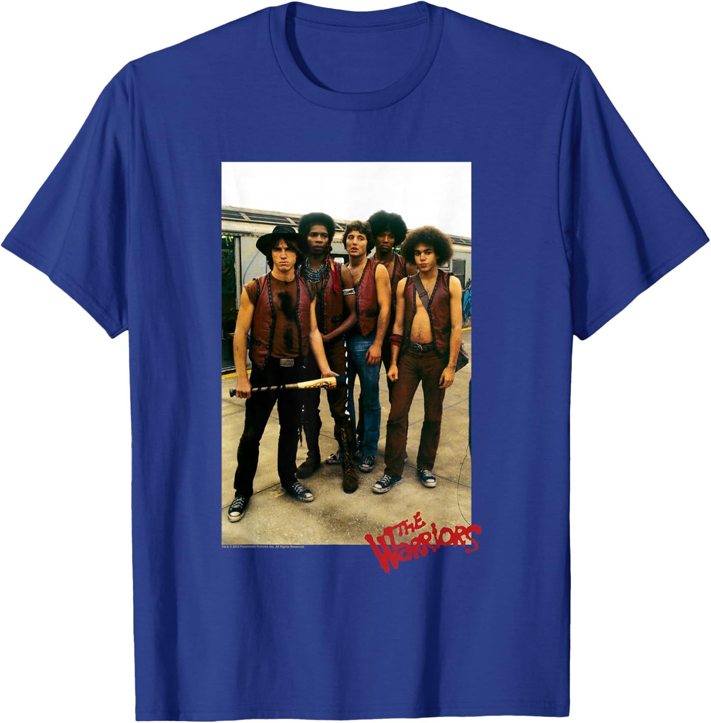 Warriors Old Film T-Shirt - T-Shirt | Royal