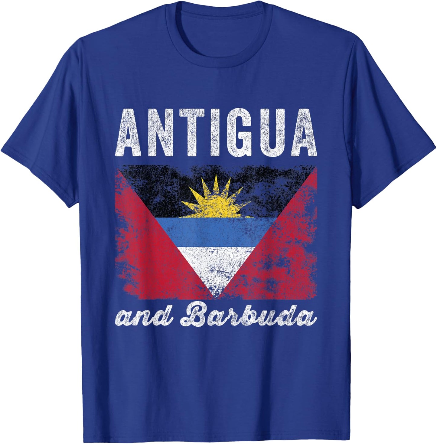 Antigua and barbuda Flag - Men Women Kids - Antiguan Flag T-Shirt - T-Shirt | Royal
