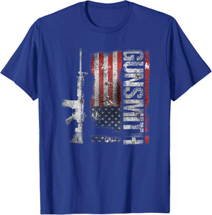 Gunsmith American USA Flag Gunsmithing Gift T-Shirt - T-Shirt | Royal