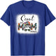 Scouting Scout Mom Life Messy Bun Hair Bleached Mother's Day T-Shirt - T-Shirt | Royal