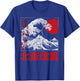 Old School Authentic Japanese kanagawa the great wave Tattoo T-Shirt - T-Shirt | Royal