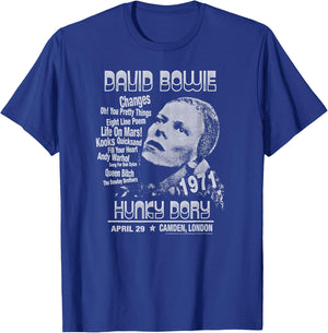 David Bowie - Hunky Dory T-Shirt - T-Shirt | Royal