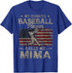 My Favorite Baseball Player Calls Me Mima Mother's Day T-Shirt - T-Shirt | Royal