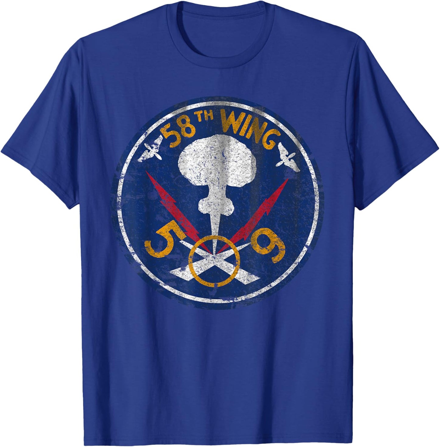 509th Composite Group WWII Vintage Patch Insignia T-Shirt - T-Shirt | Royal