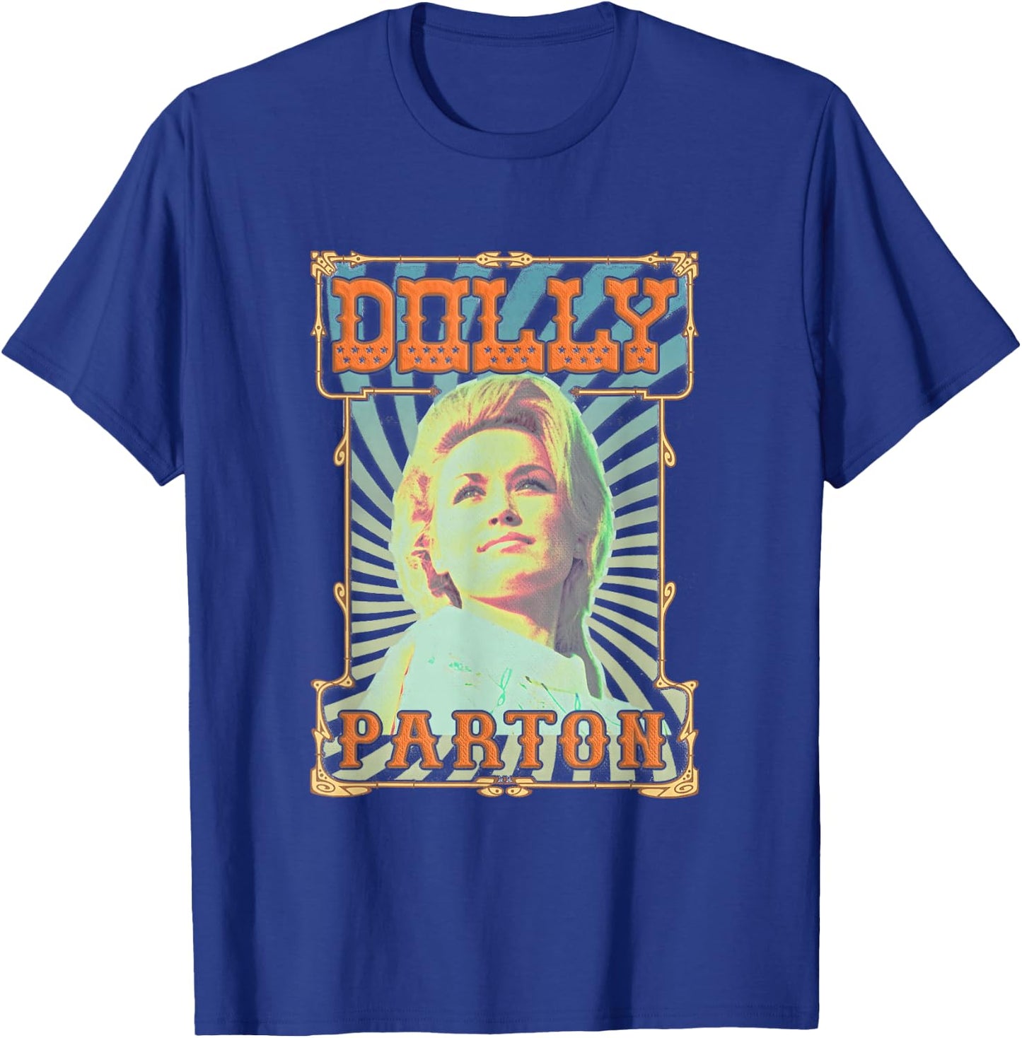 Dolly Parton Vintage Print T-Shirt - T-Shirt | Royal