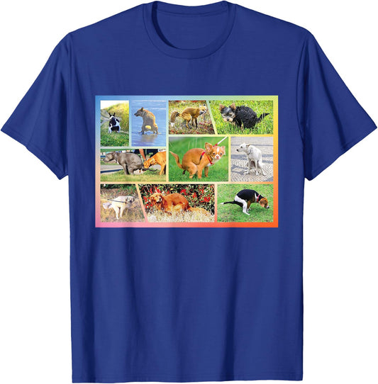Fun Pooping Chihuahua Pet Owner Humor Dog Lover T-Shirt - T-Shirt | Royal