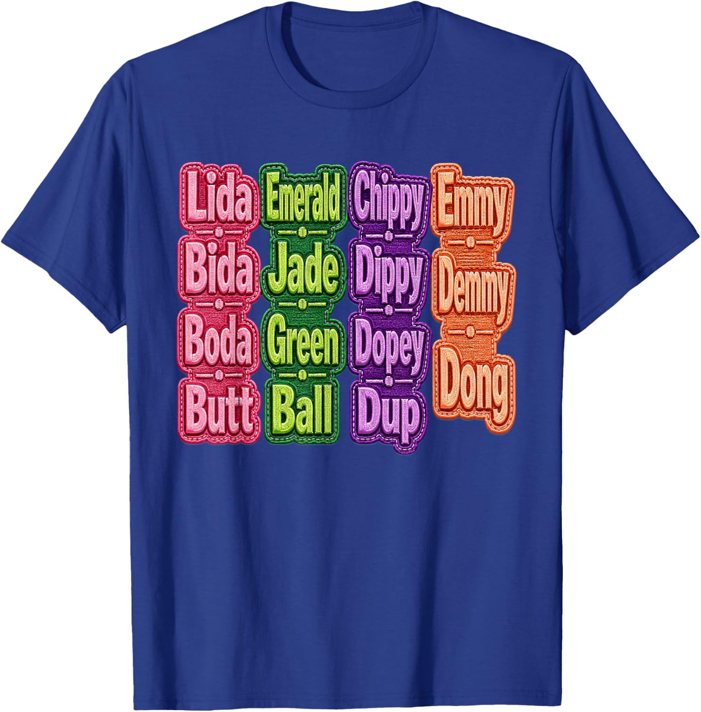 LIDA Bida Boda Butt, Emerald Jade Green Ball T-Shirt - T-Shirt | Royal