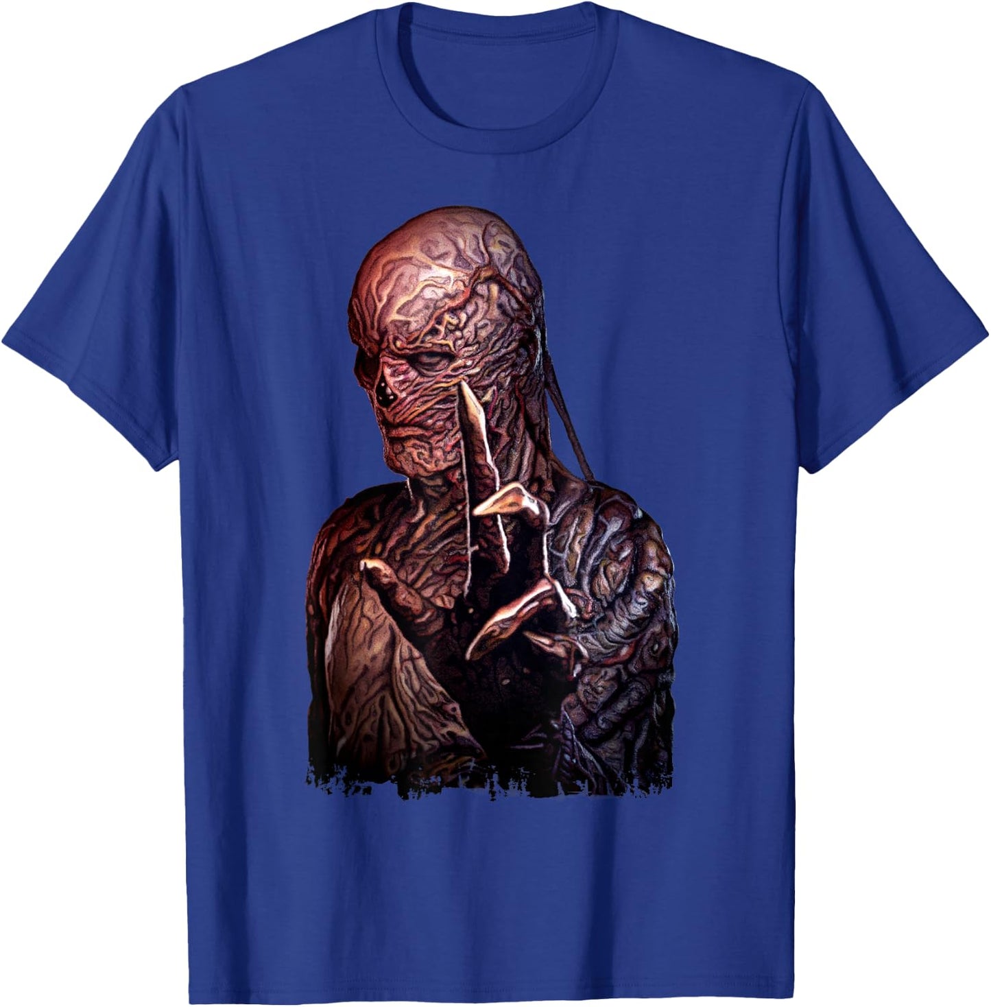 Stranger Things 4 Vecna Hand Reaching Portrait T-Shirt - T-Shirt | Royal
