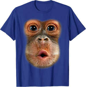 Monkey Stomach Funny Meme Cool Trending Viral Video T-Shirt - T-Shirt | Royal