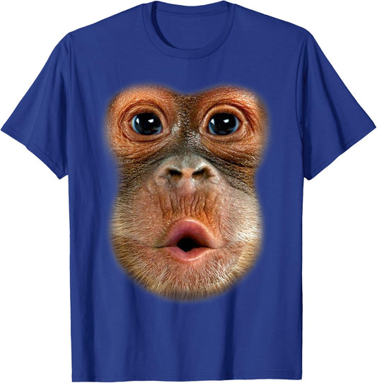 Monkey Stomach Funny Meme Cool Trending Viral Video T-Shirt - T-Shirt | Royal