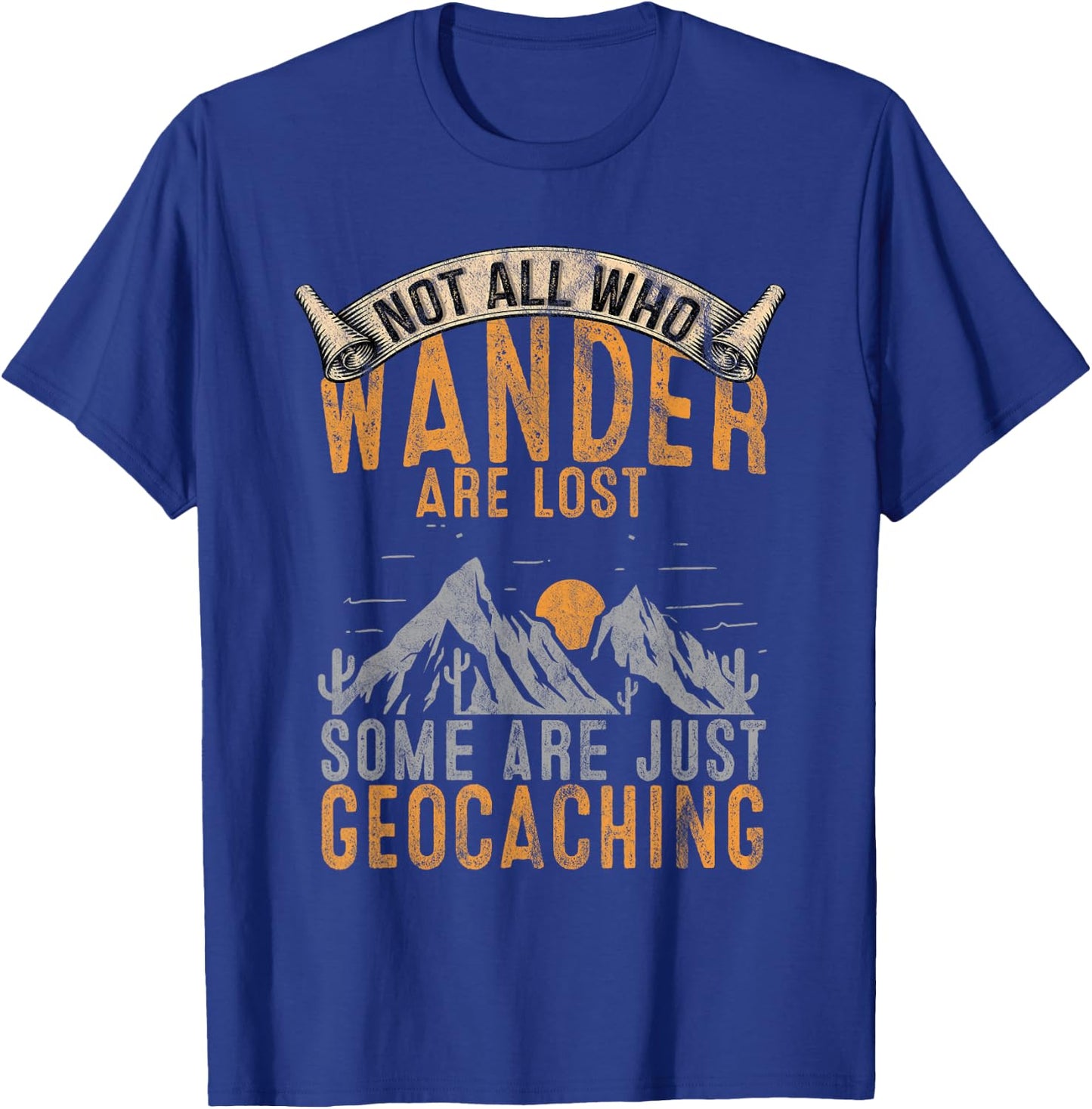 Geocache Gift Treasure Hunt T-Shirt - T-Shirt | Royal