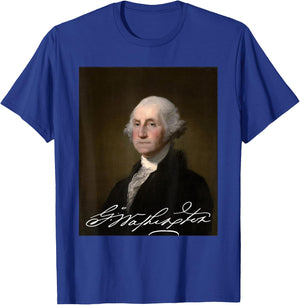 George Washington 1st President of the United States July 4 T-Shirt - T-Shirt | Royal