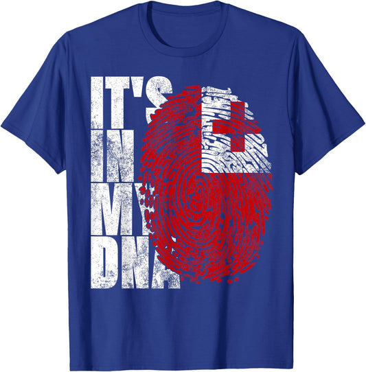 It's In My DNA Tonga Graphic Women Tongan Flag T-Shirt - T-Shirt | Royal