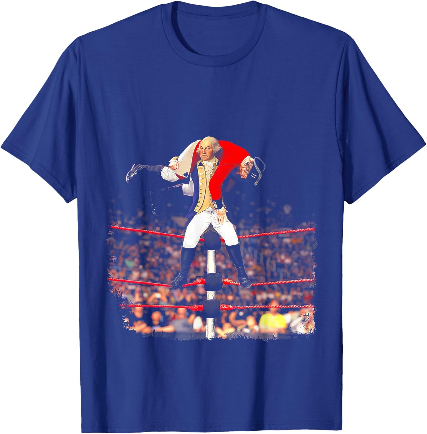 George Washington Wrestling T-Shirt - T-Shirt | Royal
