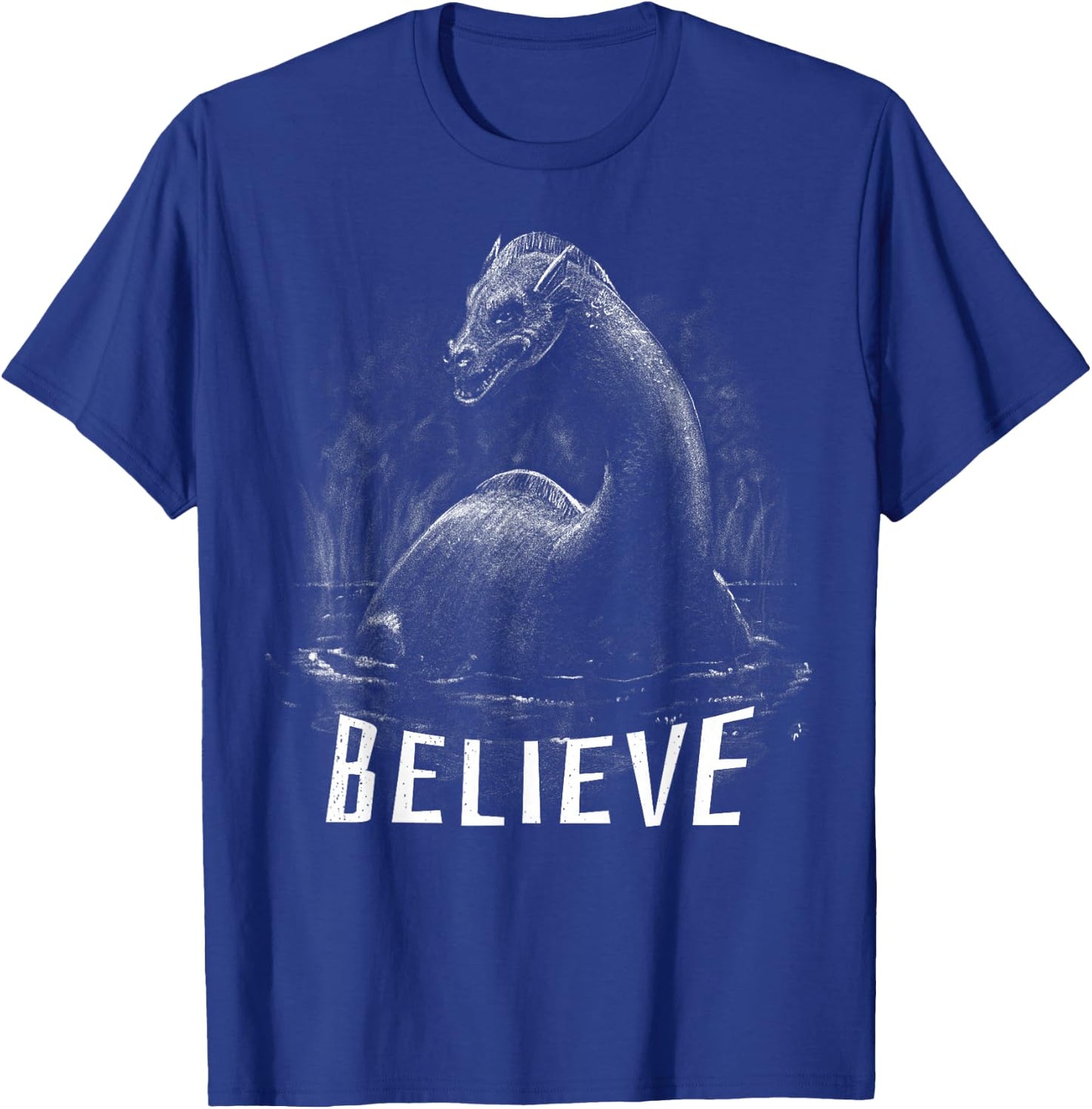 Loch Ness Monster. Nessi. Believe. T-Shirt - T-Shirt | Royal