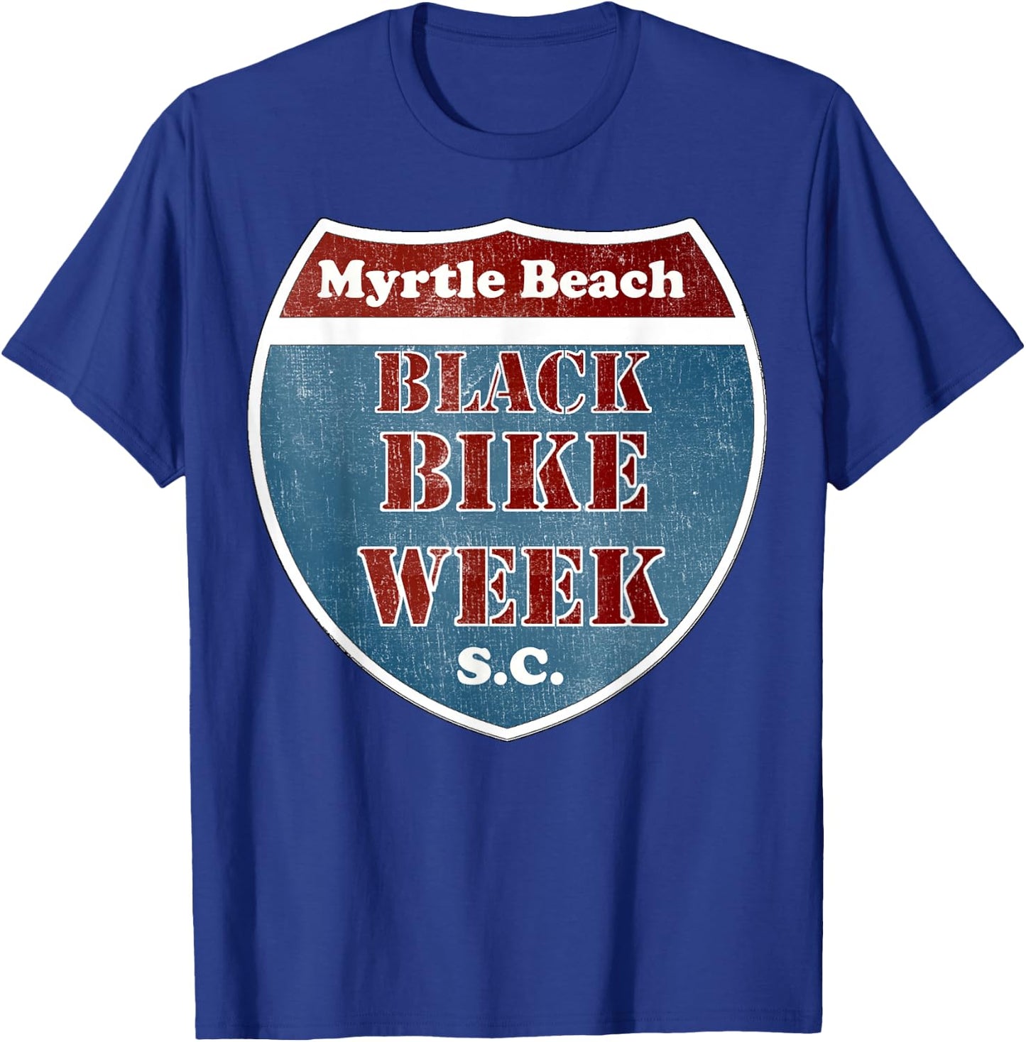 Official Black Bike Week T-Shirt - T-Shirt | Royal