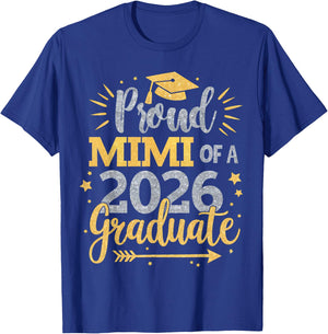 Mimi Senior 2026 Proud Mimi of a Class of 2026 Graduate Mimi T-Shirt - T-Shirt | Royal