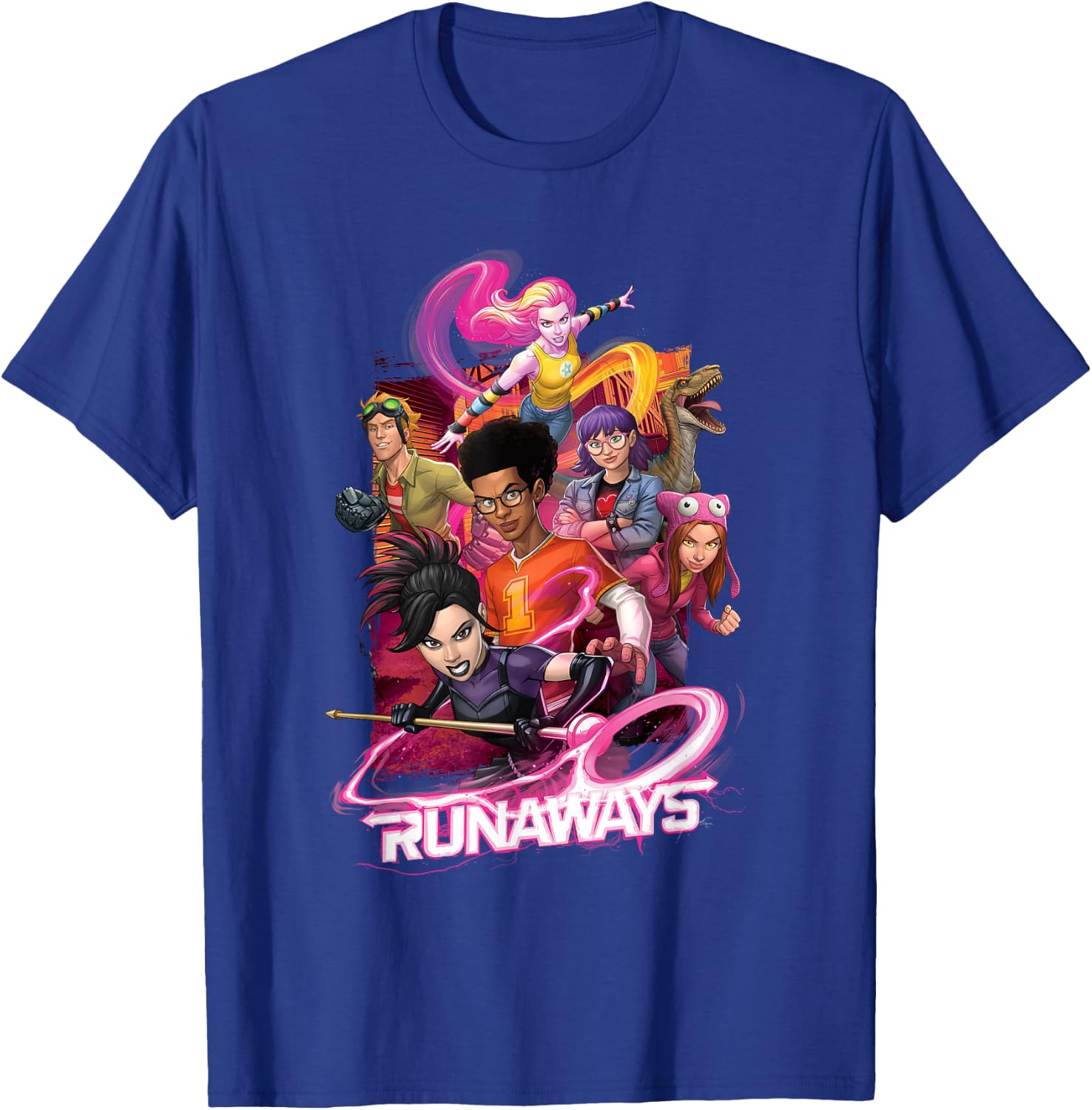 Marvel Meet the Runaways T-Shirt - T-Shirt | Royal