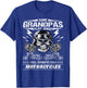 Real Grandpas Ride Motorcycles T-Shirt - T-Shirt | Royal
