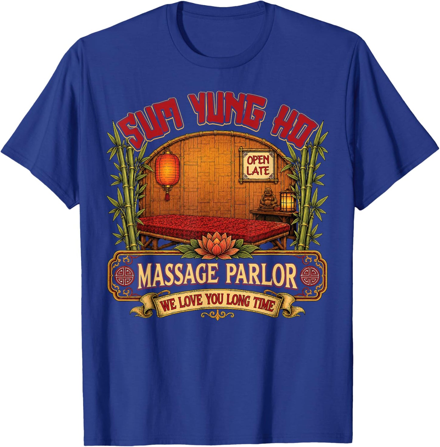 Funny Adult Humor Sum Yung Ho Innuendo Joke Gag Gifts T-Shirt - T-Shirt | Royal