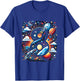 Kids Astronaut 8th Birthday Space Boys 8 Years Spaceship T-Shirt - T-Shirt | Royal