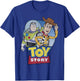 Disney Pixar Toy Story Buzz and Woody Movie Logo T-Shirt - T-Shirt | Royal