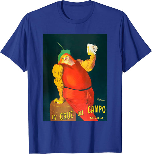 La Cruz del Campo beers 1906 Sevilla Beer Drinker T-Shirt - T-Shirt | Royal