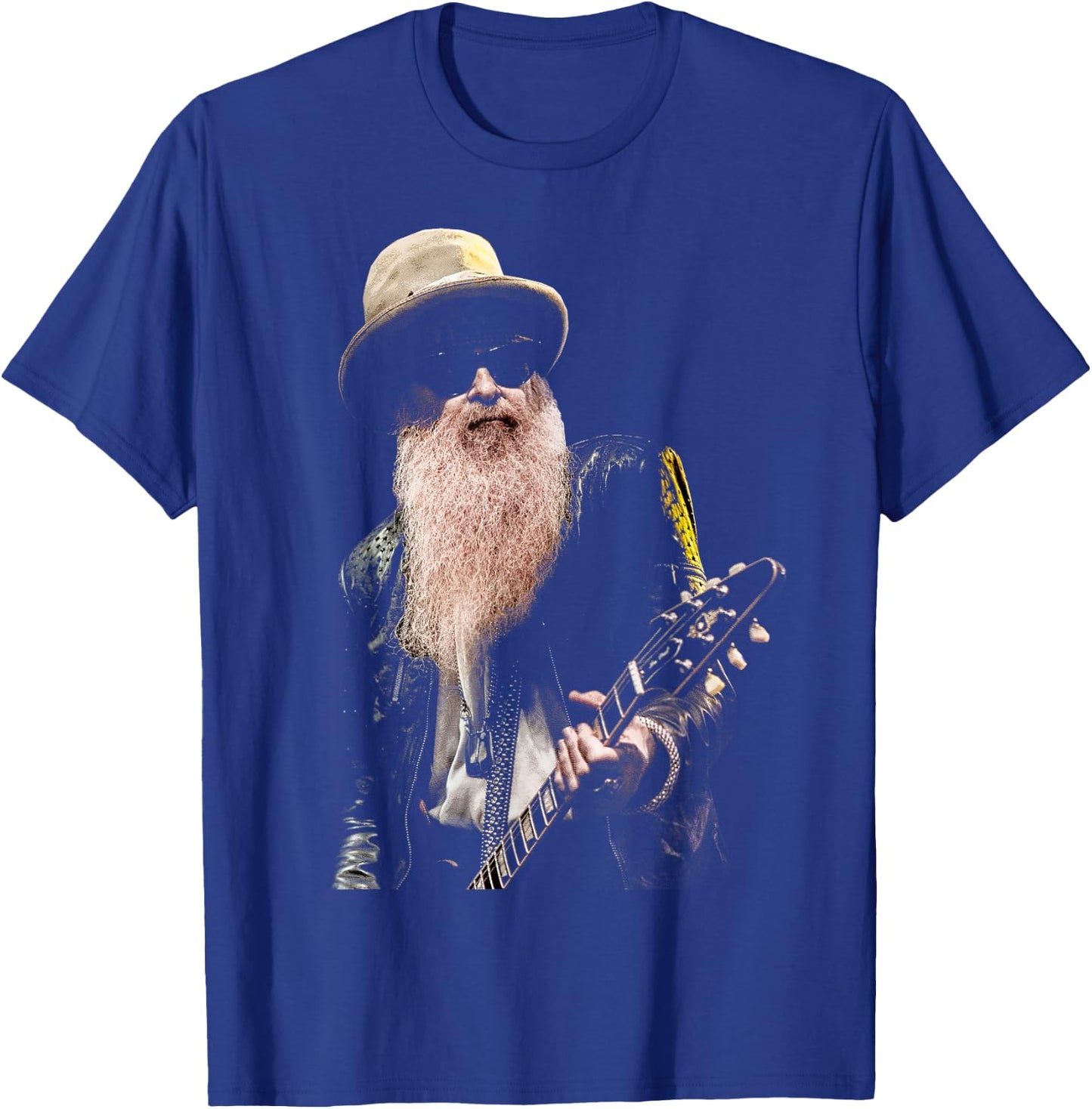 Official Billy F Gibbons of ZZ Top Live VI T-Shirt - T-Shirt | Royal
