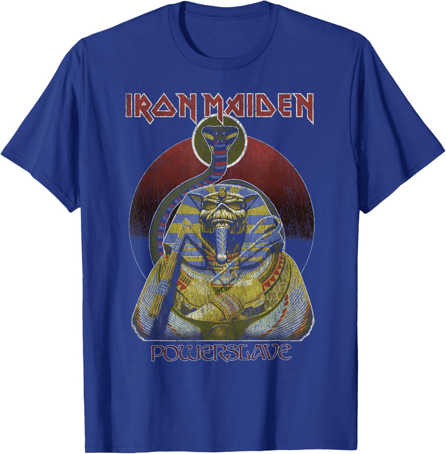 Iron Maiden - Sarcophagus Muted Vintage T-Shirt - T-Shirt | Royal