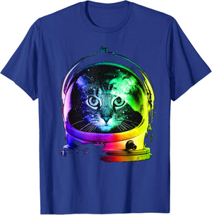 Astronaut cat space cat , women, kids T-Shirt - T-Shirt | Royal
