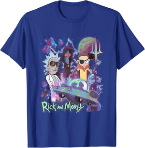 Rick And Morty Story Train Evil Morty Epic Poster T-Shirt - T-Shirt | Royal