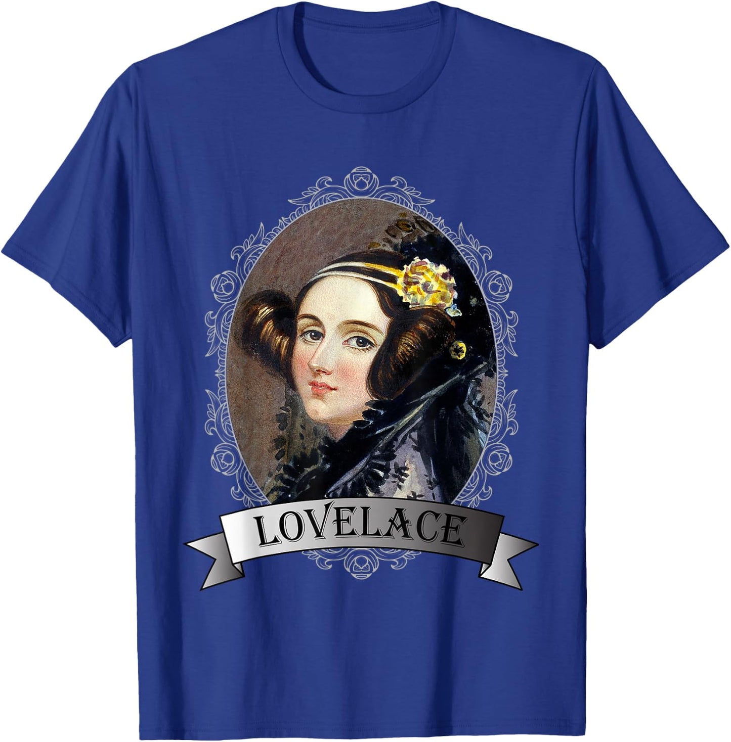Ada Lovelace Portrait Mathematician T-Shirt - T-Shirt | Royal