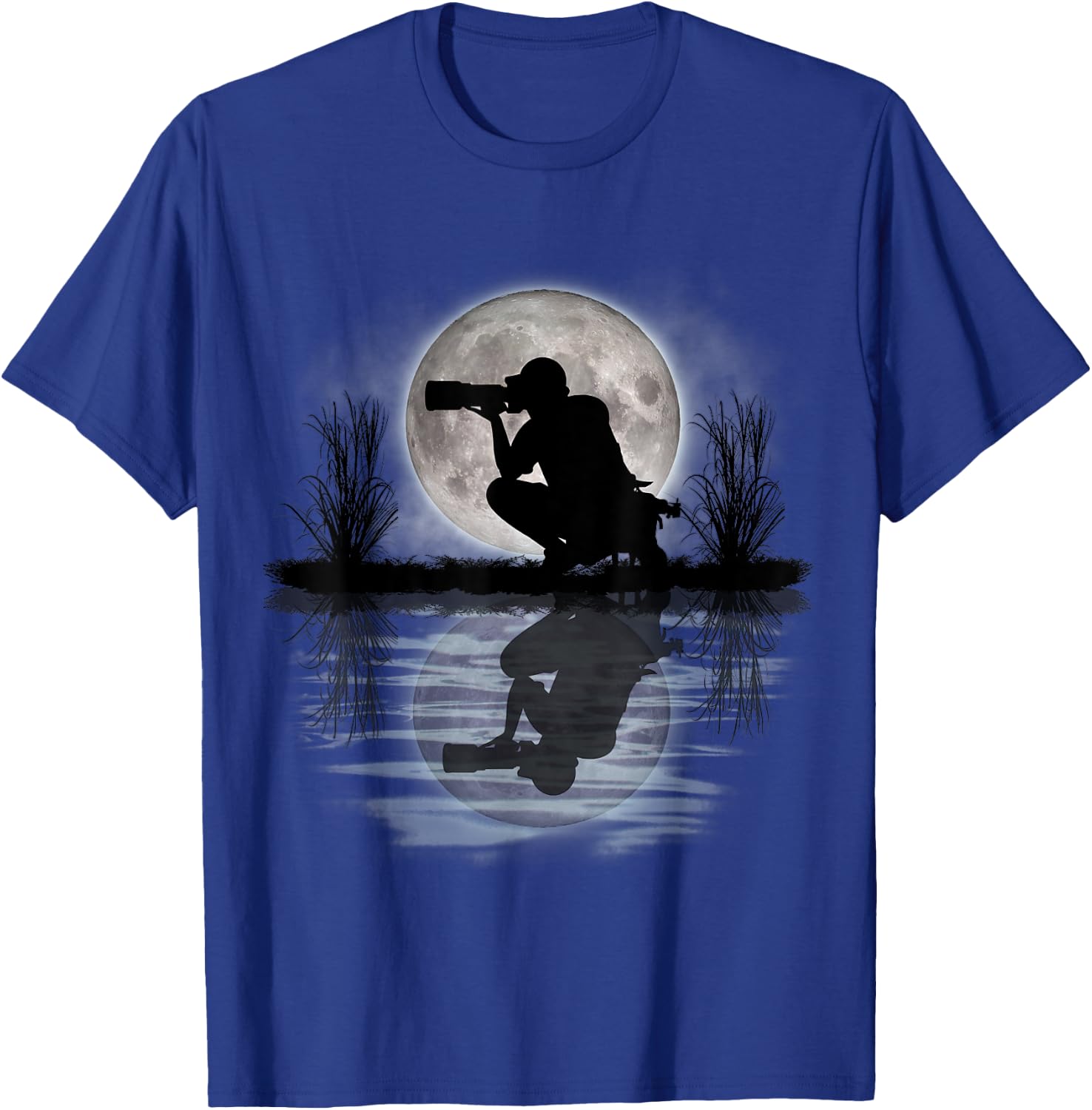 Photographer Hiking Nature Camping Picture Gift T-Shirt - T-Shirt | Royal