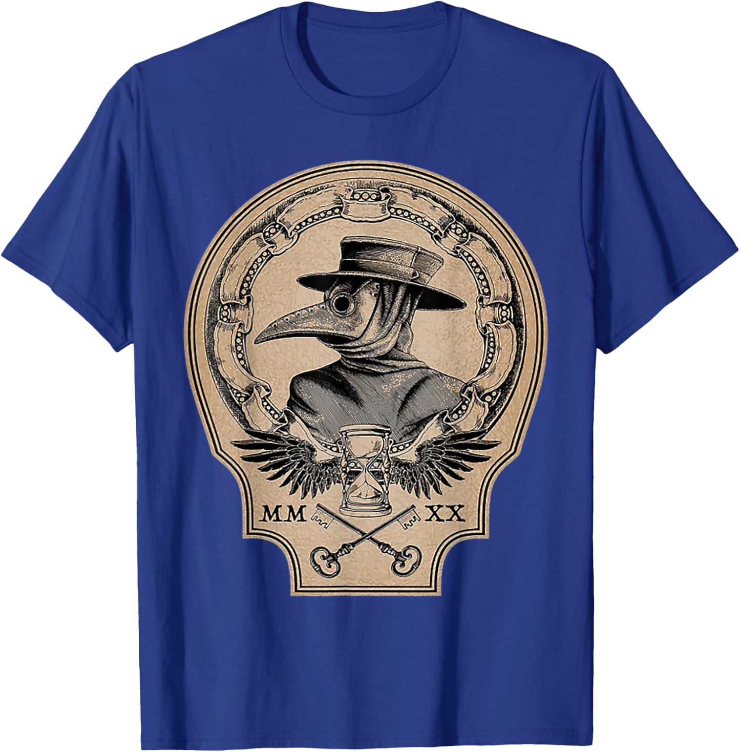 Vintage Plague Doctor T-Shirt - T-Shirt | Royal